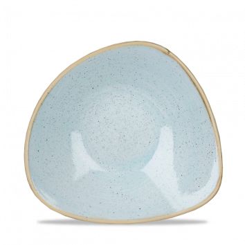 Салатник треугольный 0,60л d23,5см, без борта, Stonecast, цвет Duck Egg Blue