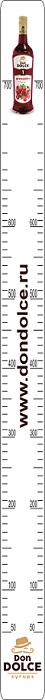 Линейка Дон Дольче L=28,4 см. В=2,1 см. /1/