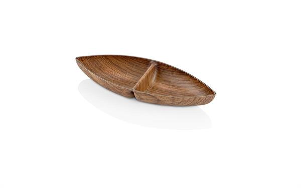 HALFETI 2 COMPARTMENT SNACK DISH