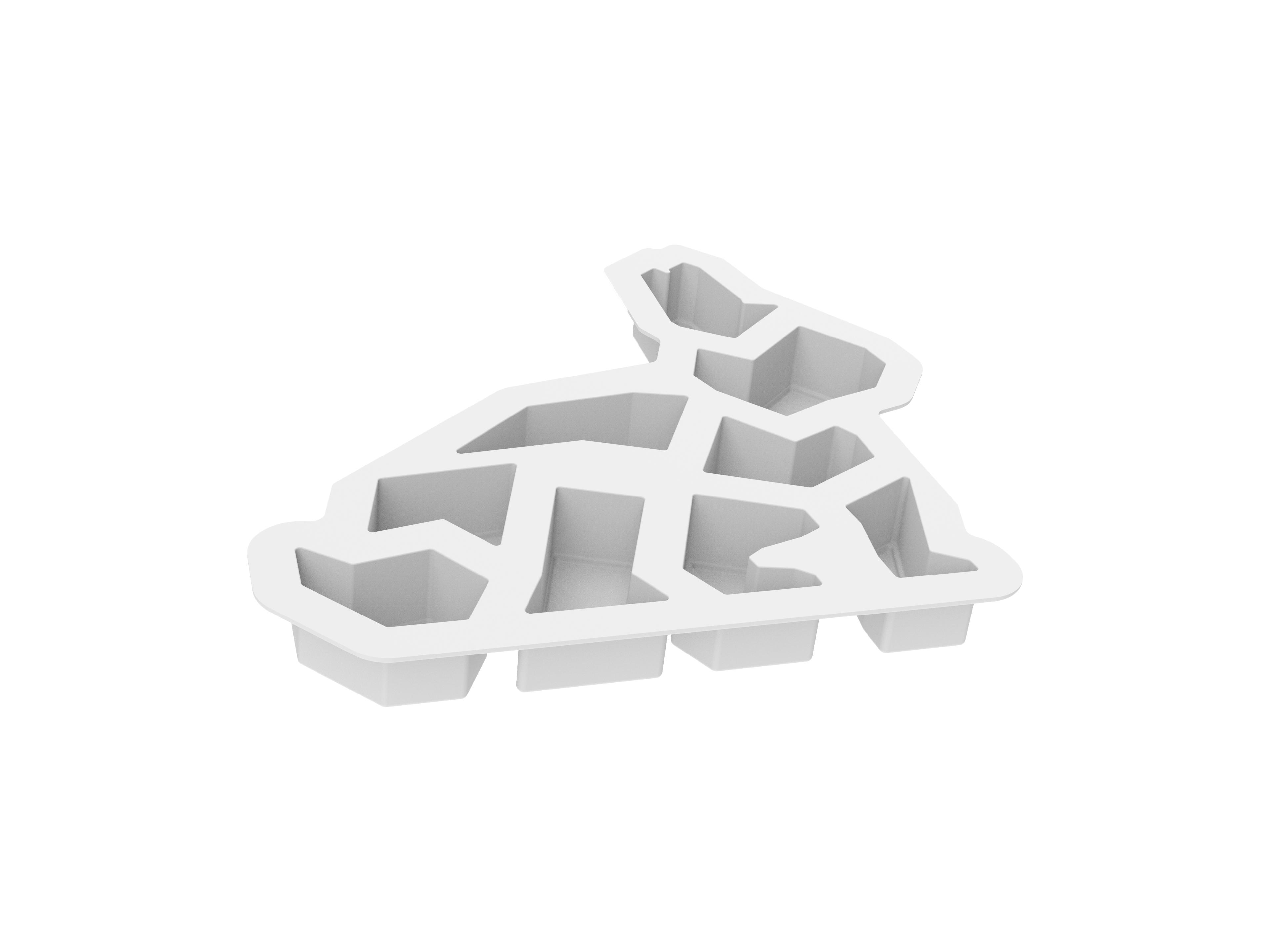 Форма для выпечки 520 мл. 276*268 мм. h=31 мм. Кролик силикон Silikomart  /1/4/