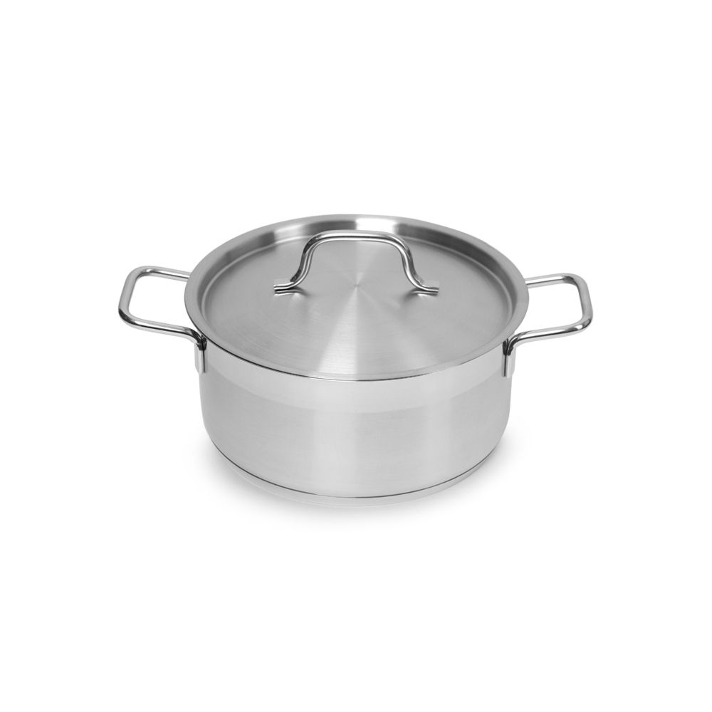 Кастрюля 3л, нерж, тройное дно, d21.5см, h9.5см,  P.L. Proff Cuisine
