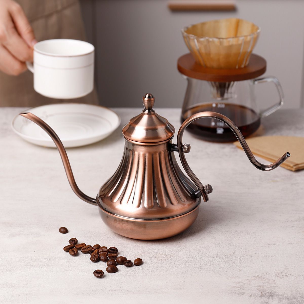 Кофейник 650 мл,металлический, P.L. Proff Coffee