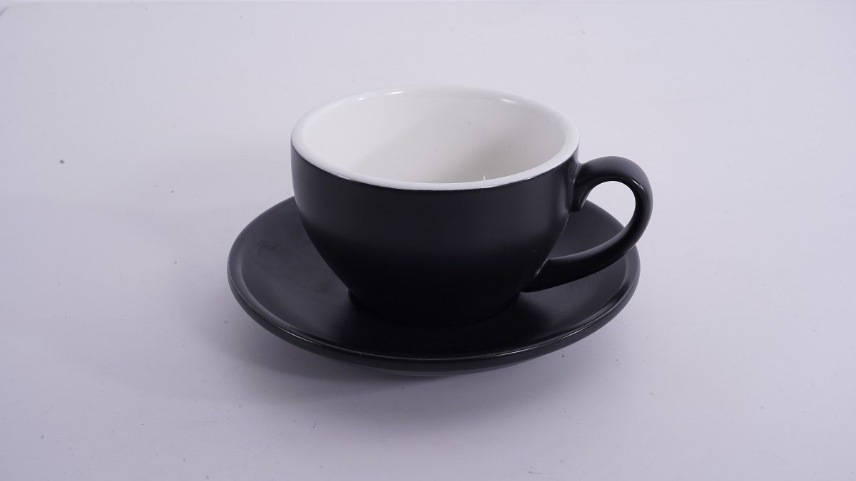 Кофейно-чайная пара Barista (Бариста) 250 мл,черный-матовый цвет, P.L.