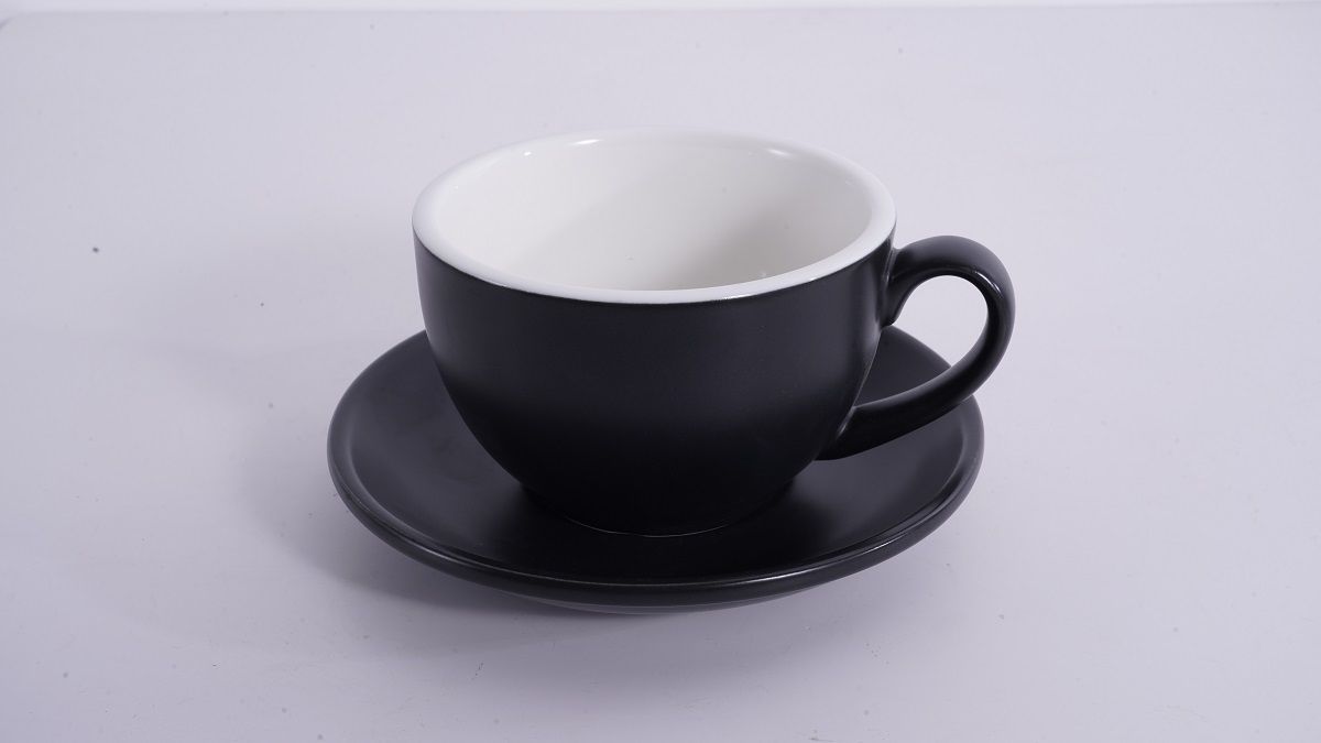 Кофейно-чайная пара Barista (Бариста) 350 мл,черный-матовый цвет, P.L.