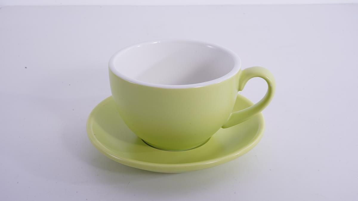 Кофейно-чайная пара Barista (Бариста) 350 мл,матовый цвет зеленого плода, P.L.