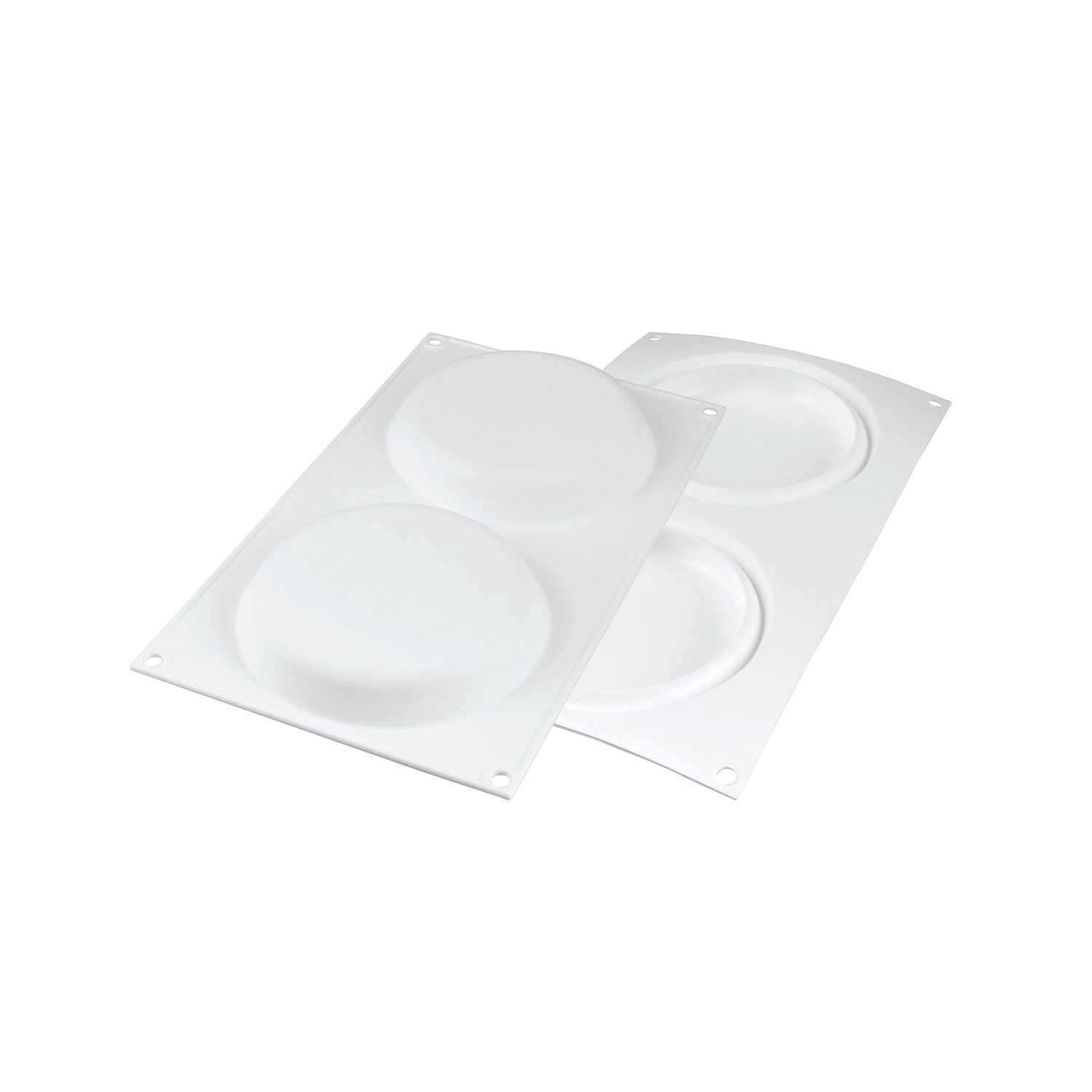 Форма для выпечки 230 мл. 2 ячейки d=122 мм. h=20 мм. Круг силикон Silikomart /1/10/