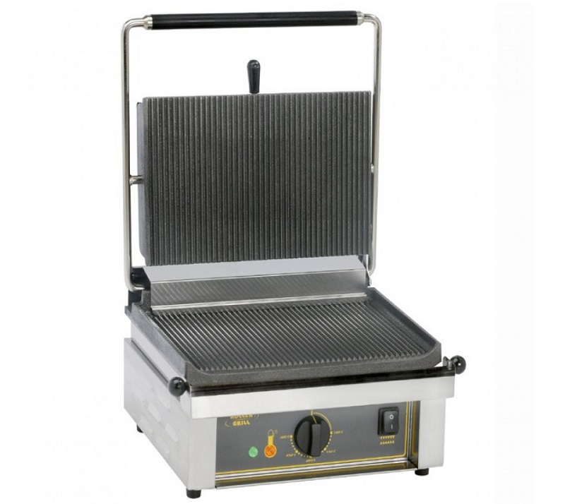 Гриль  контактный 430*385*220 мм, 2 рифл. поверхности Roller Grill Panini R /1/