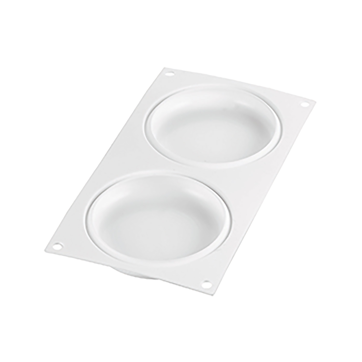 Форма для выпечки 140 мл. 2 ячейки d=105 мм. h=17 мм. Круг силикон Silikomart /1/10/