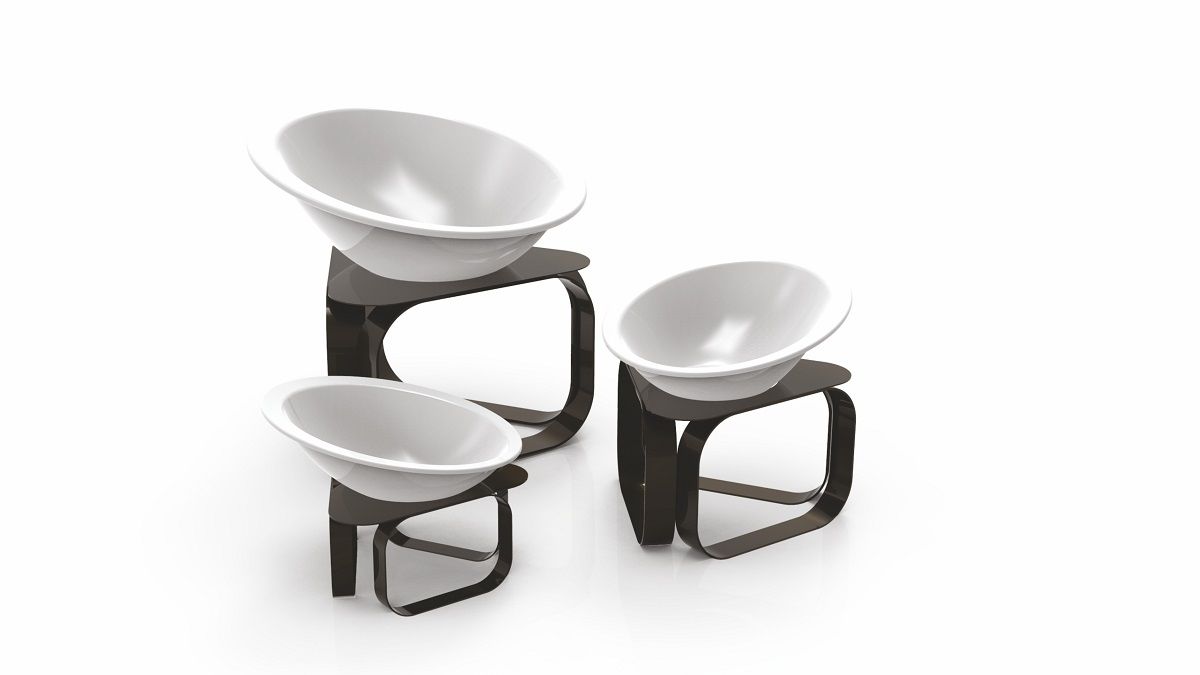 Подставка для выкладки+меламиновый салатник 24*24*15 см  P.L.--Hotelware