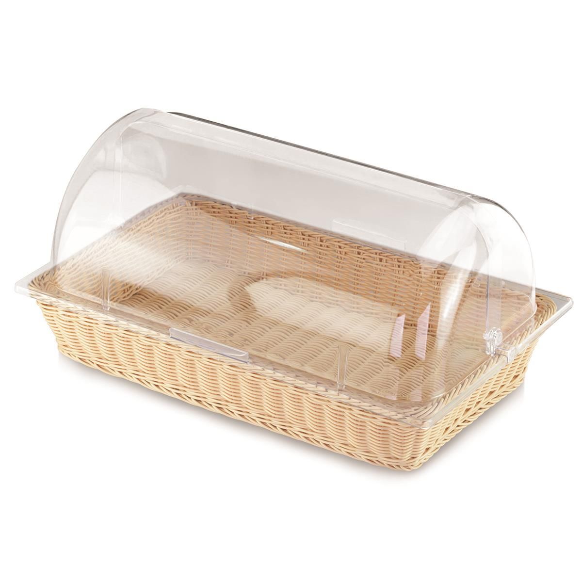 Подставка плетеная для выпечки c крышкой,525*325*90 mm, P.L. Proff Cuisine