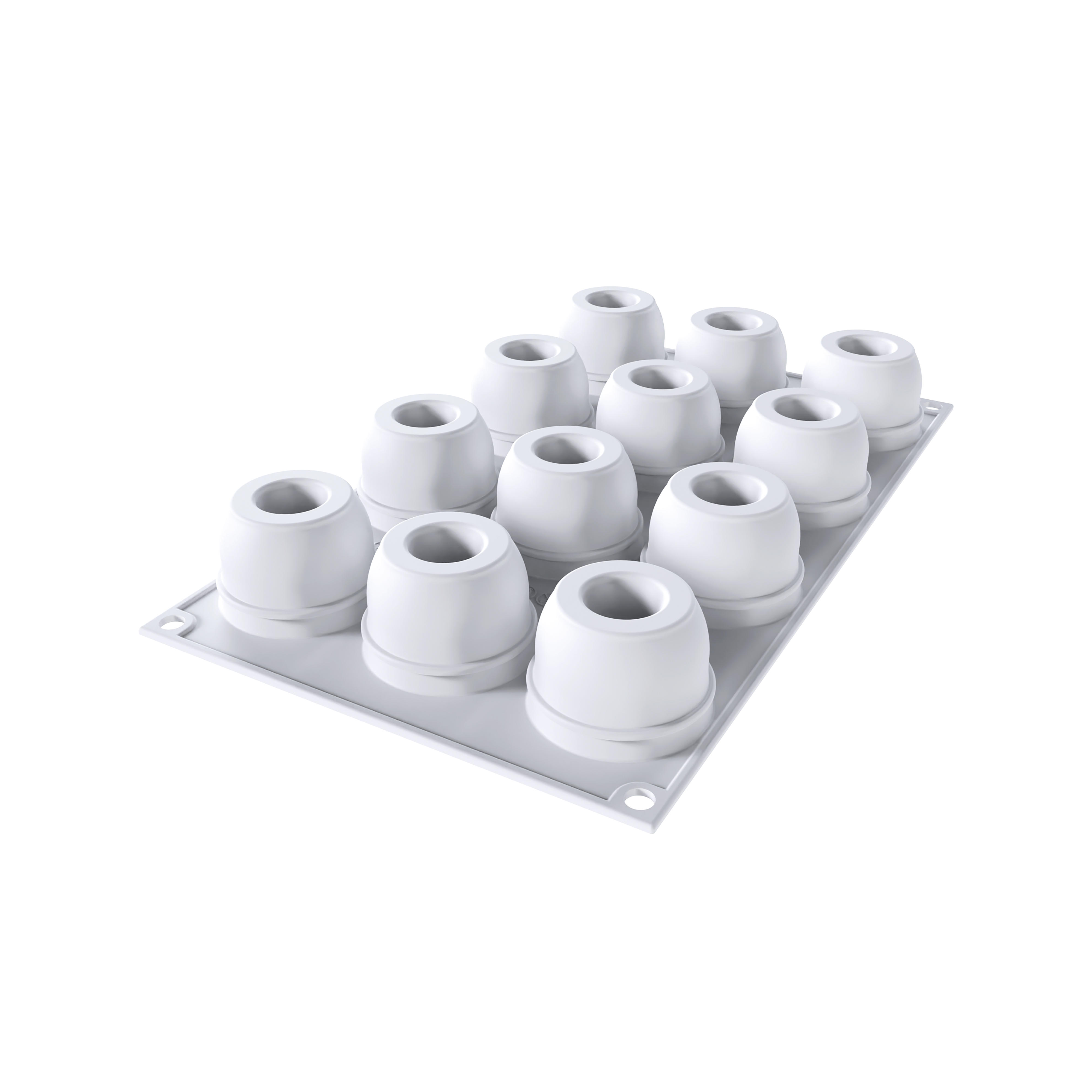 Форма для выпечки 40 мл. 12 ячеек d=45 мм. h=35 мм. Секрет силикон Silikomart /1/10/