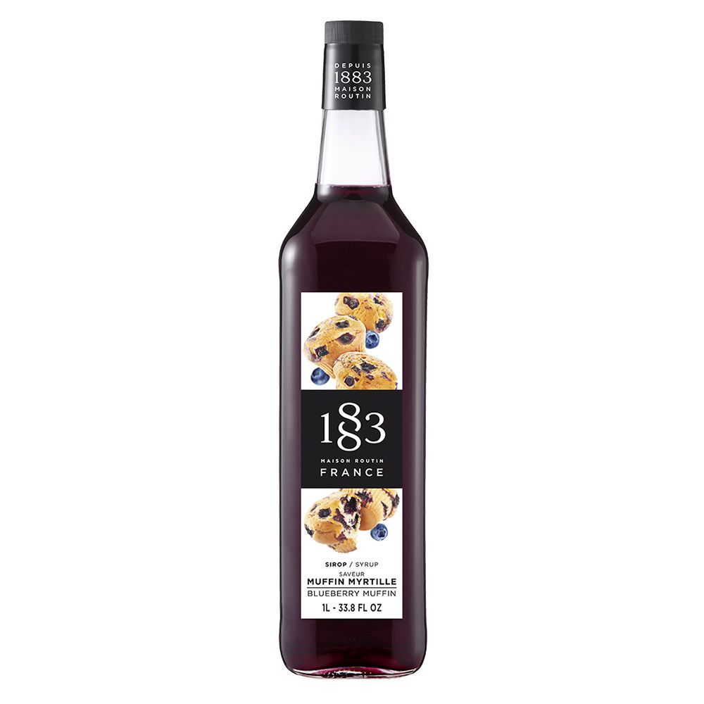 Сироп 1883 Maison Routin Черничный маффин (Blueberry Muffin), 1 л, стекло