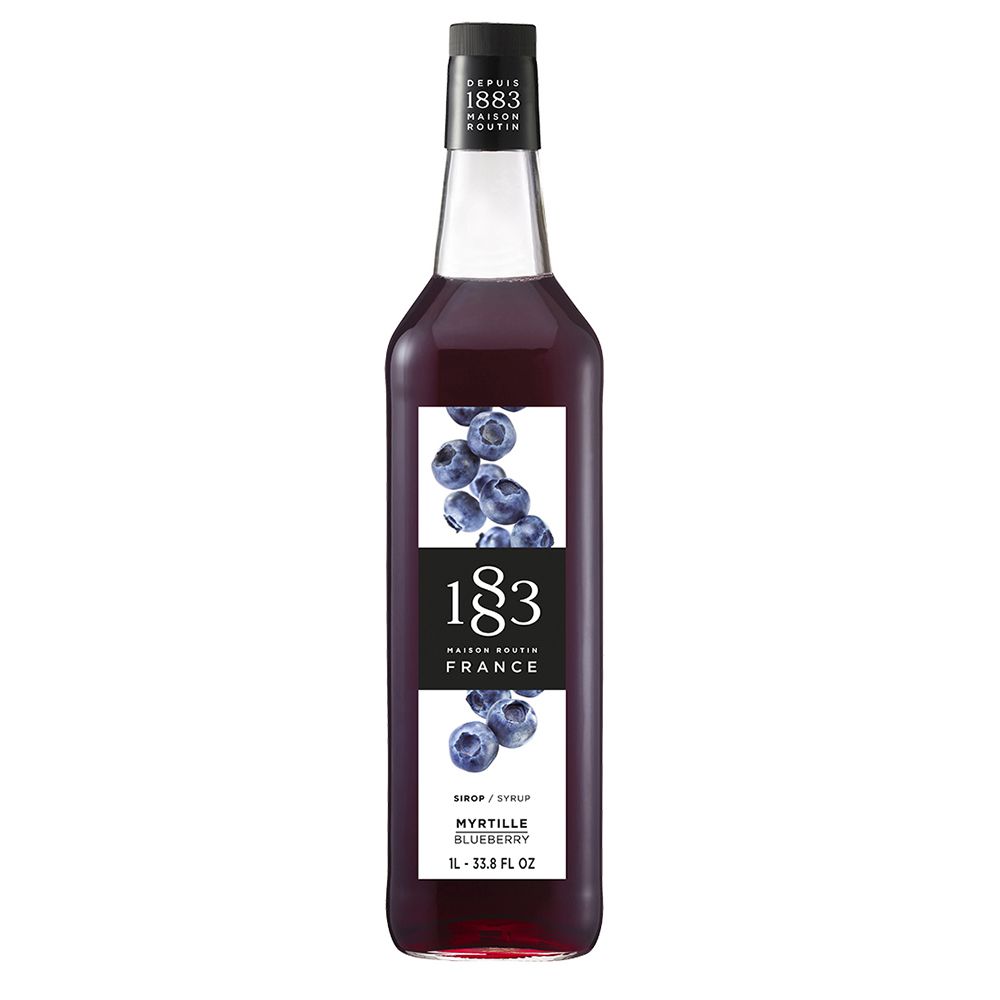 Сироп 1883 Maison Routin Черника (Blueberry), 1 л, стекло