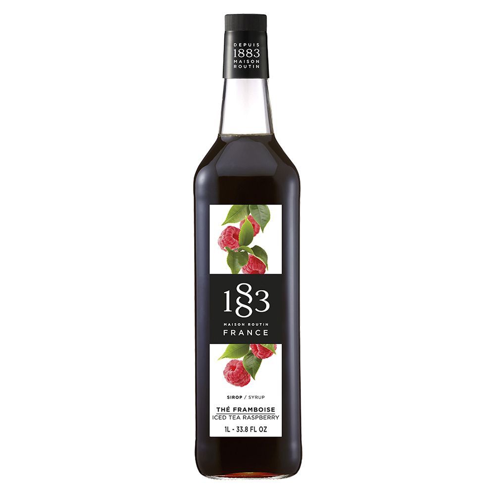 Сироп 1883 Maison Routin Холодный чай со вкусом малины (Iced Tea Raspberry), 1 л, стекло