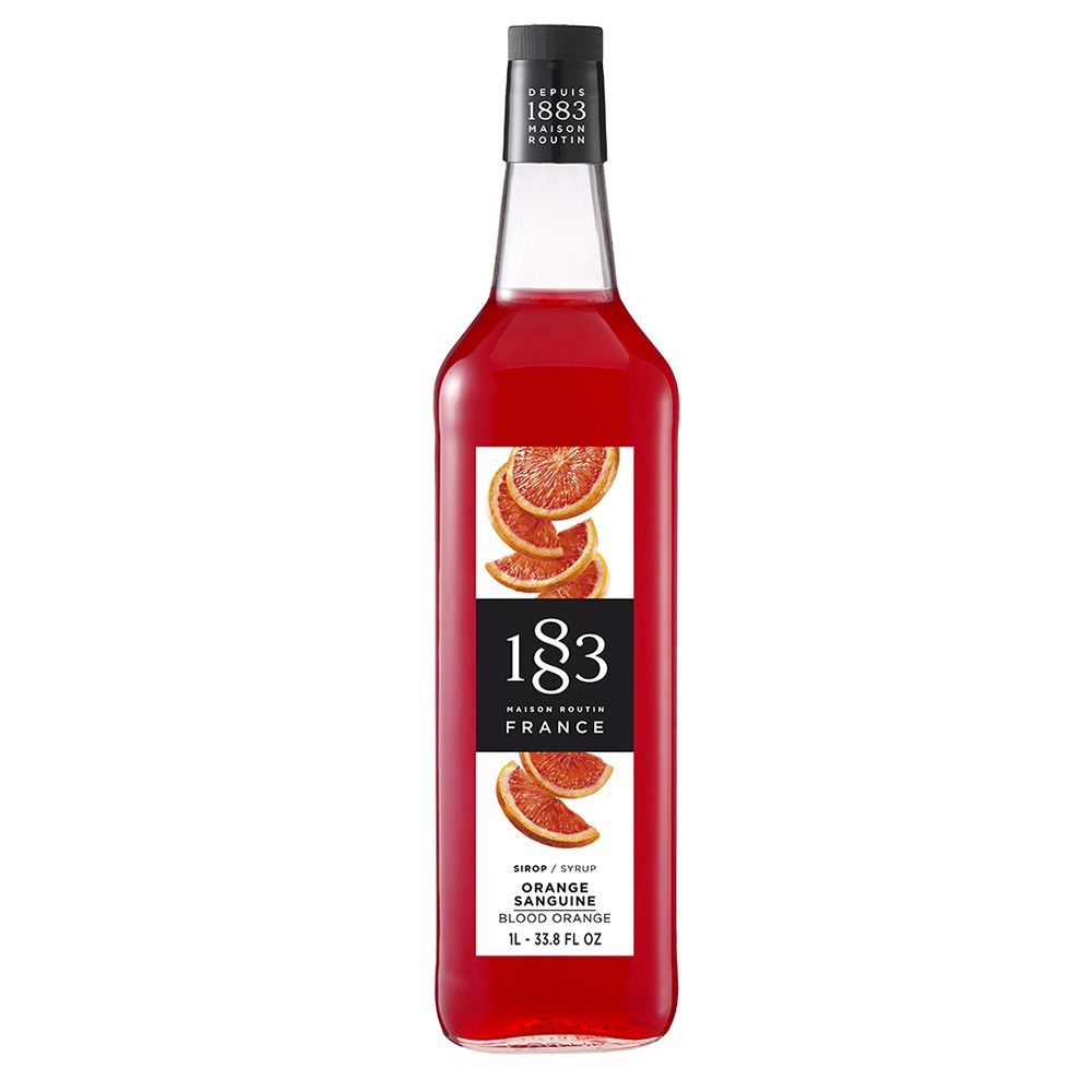 Сироп 1883 Maison Routin Красный апельсин (Blood Orange), 1 л, стекло