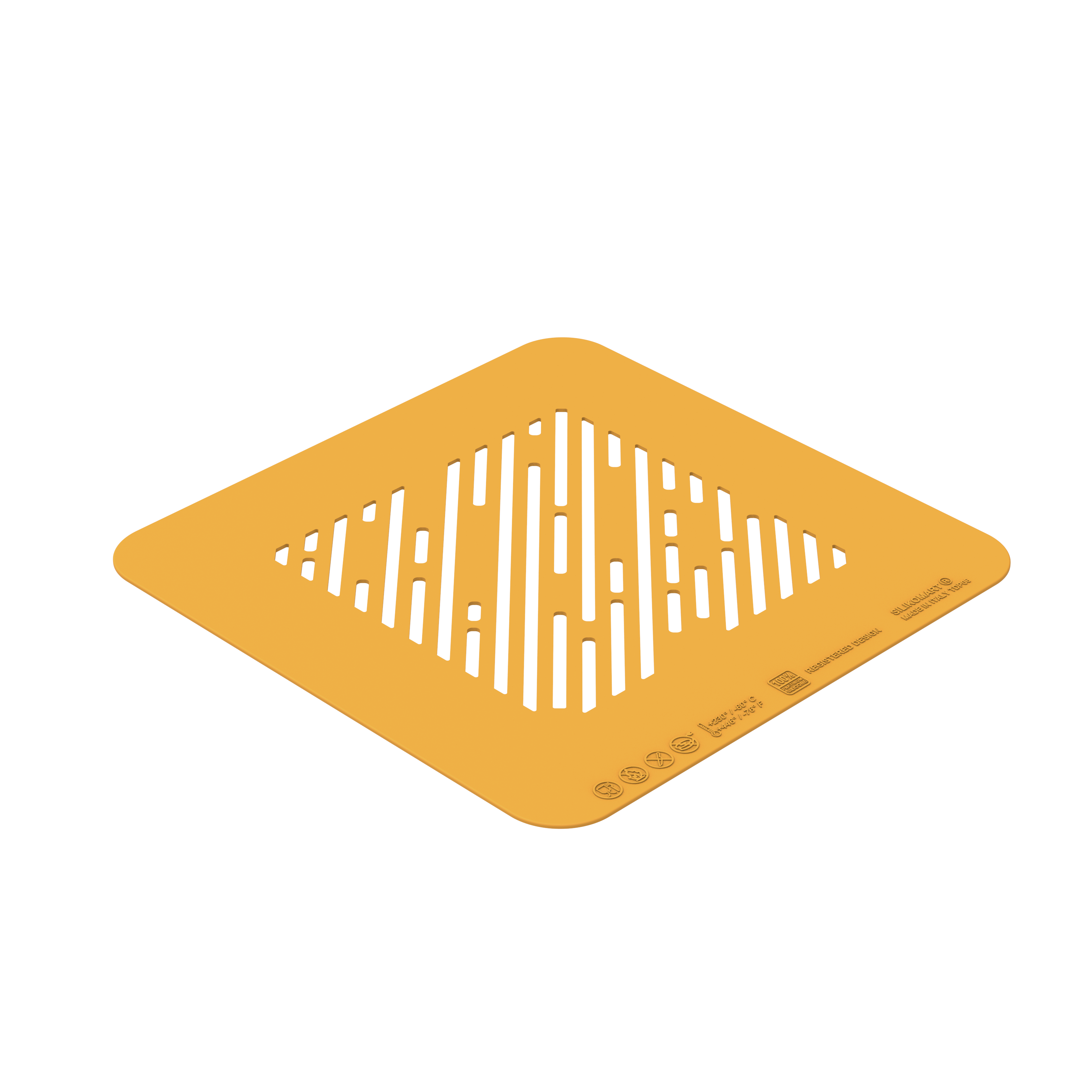 Трафарет для декора блюд 100*100 мм. h=1 мм. Линии силикон Silikomart /2/10/