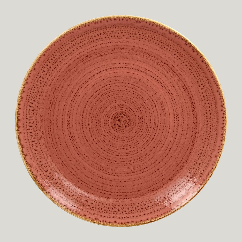 Тарелка RAK Porcelain Twirl Coral плоская 28 см