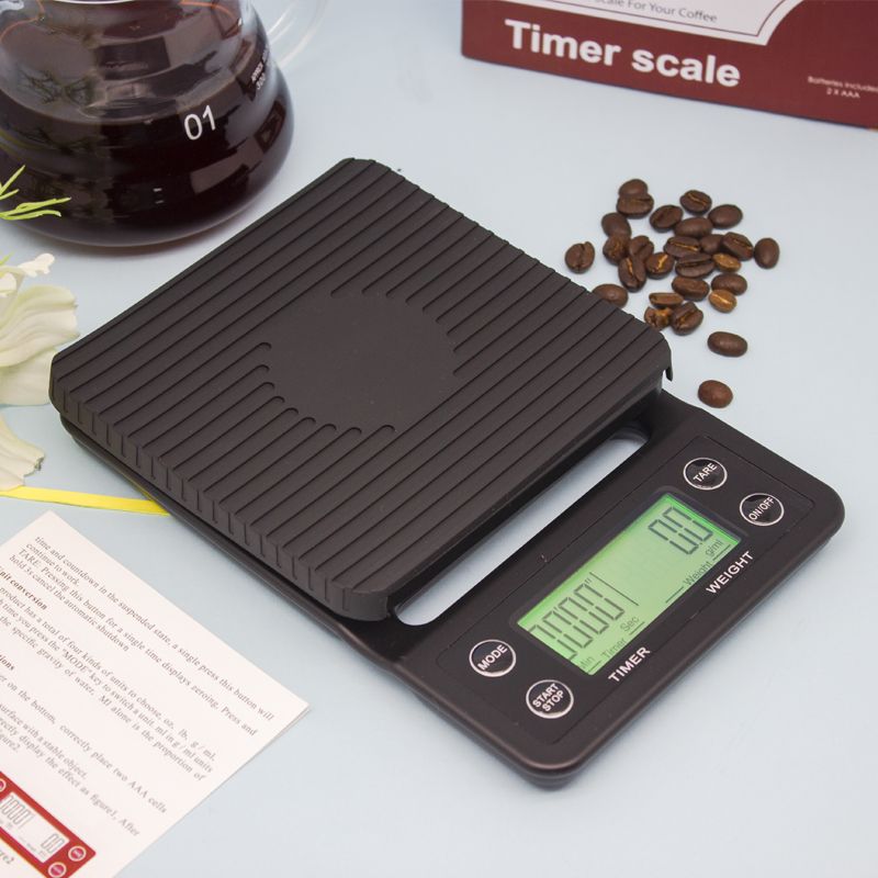 Весы кофейные,3кг/0,1г,батарейка  P.L. Proff Coffee