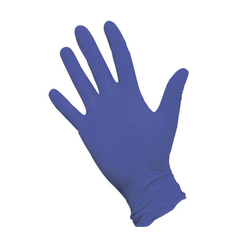 Перчатки нитриловые NitriMax фиолетовые, р-р L, 100 шт (50 пар)