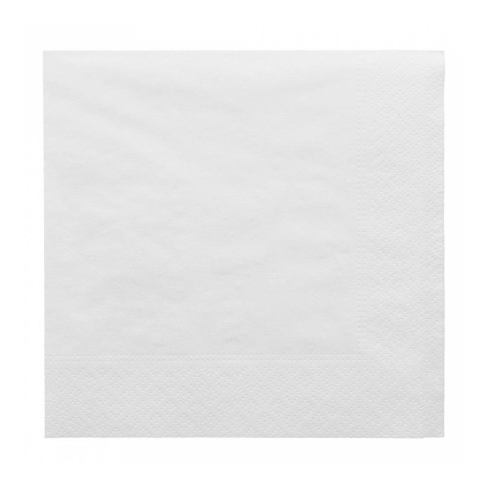 Салфетка двухслойная белая, 30*30 см, 100 шт/уп, бумага, Garcia de PouИспания