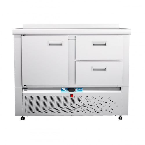 СТОЛ холодильный среднетемпературный СХС-70Н-01 (дверь, ящики 1/2) с бортом (25110011300)