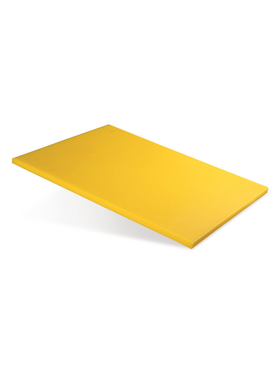 Доска разделочная 500х350х18 мм желтый пластик