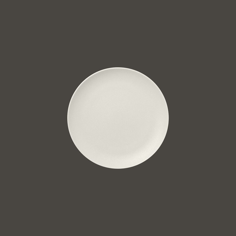 Тарелка RAK Porcelain NeoFusion Sand круглая плоская 15 см, белый цвет